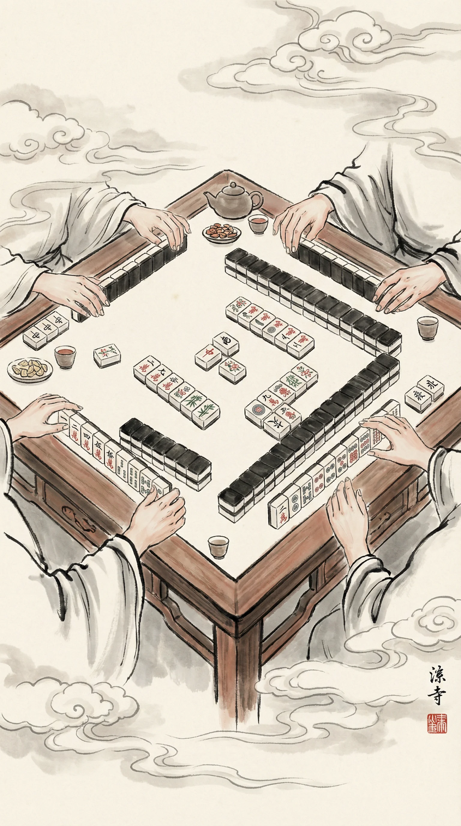 pg游戏经典版水墨风格游戏界面