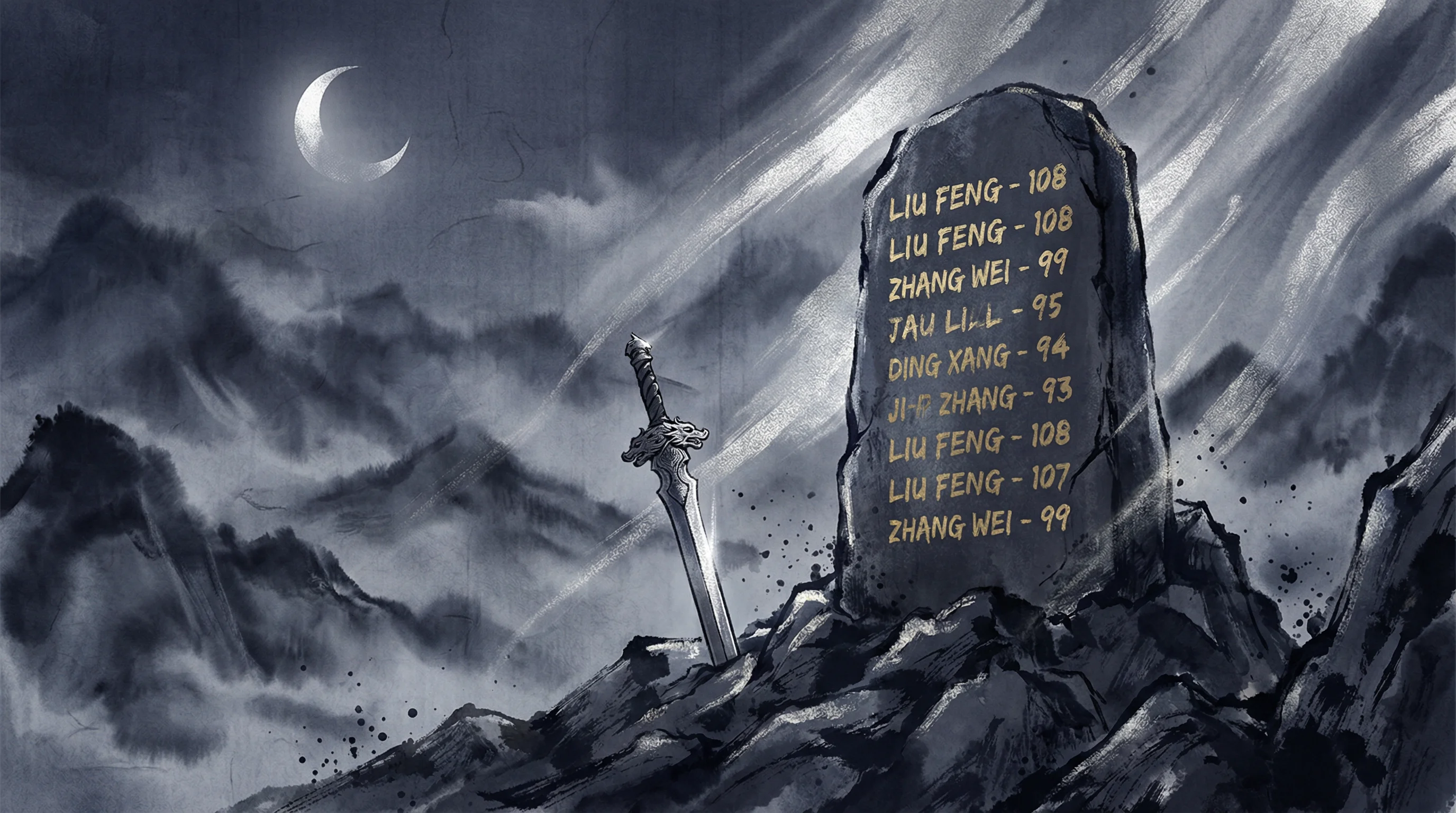 pg游戏武林排行榜石碑